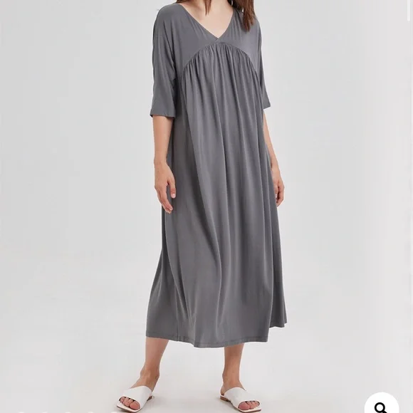 chinese dress ladies Shapewear Square Neck Long Sleeve Slimming Modal Maxi Dress  Popilush